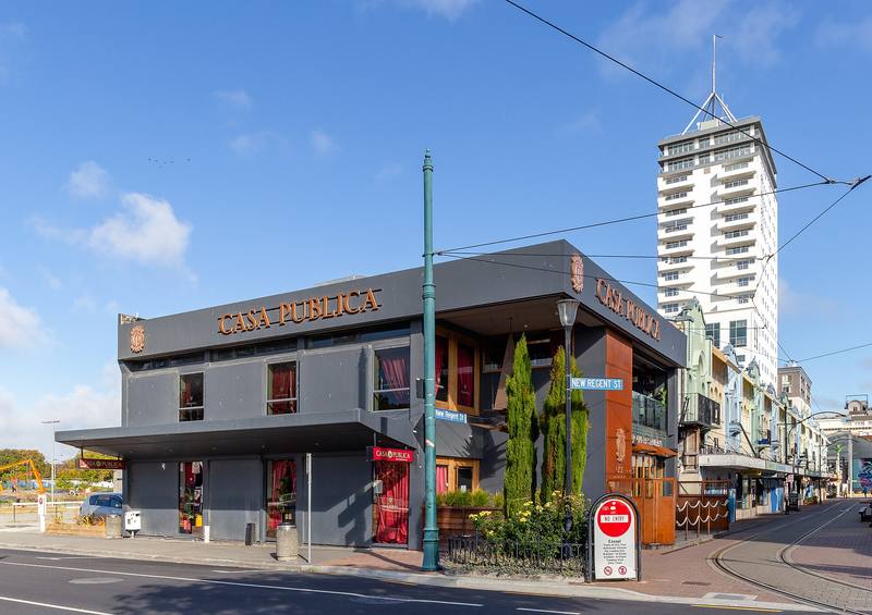 Casa Publica on the corner of Armagh Street and New Regent Street