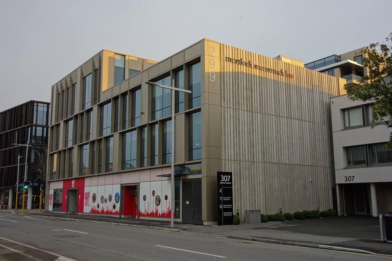 The building at 299 Durham Street North that houses Quake City