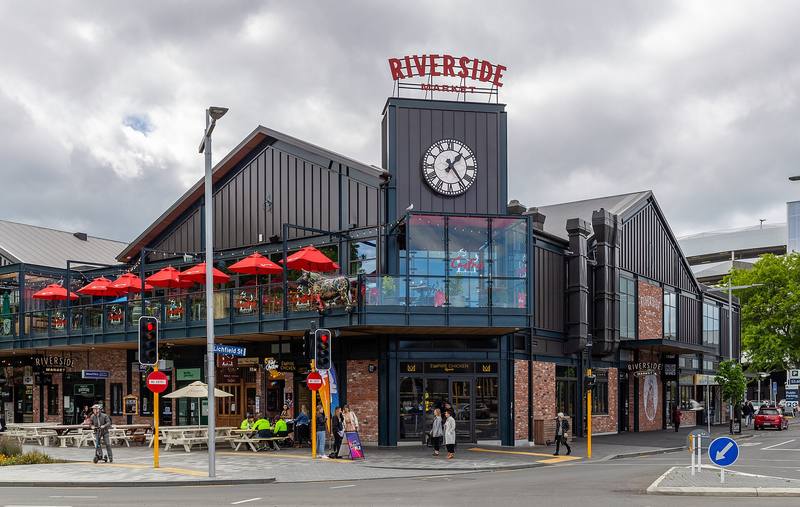 Riverside Market on the corner of Lichfield Street and Oxford Terrace